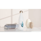 Ice-Osceles - White 17oz Stainless Steel Water Bottle White Water Bottle Globally Fulfilled Maths Science