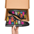 Colourful Cats - Men's High Top Canvas Shoes