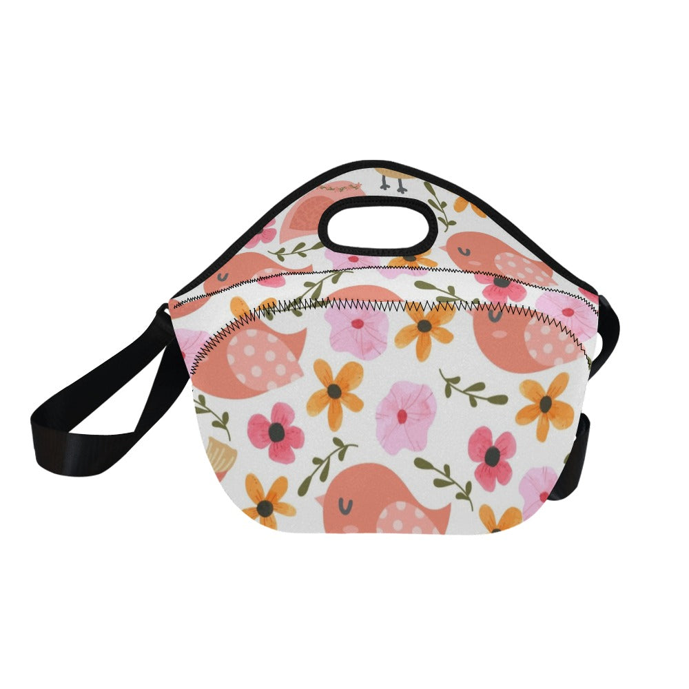Lovely Birds - Neoprene Lunch Bag Neoprene Lunch Bag Printed Offshore
