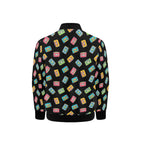 Colourful Cassettes Kids Bomber Jacket Kids Bomber Jacket Music Printed Offshore Retro