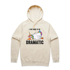 Dramatic Rainbow Goose Men's AS Colour Hoodie Ecru Mens Hoodie animal Printed In Australia