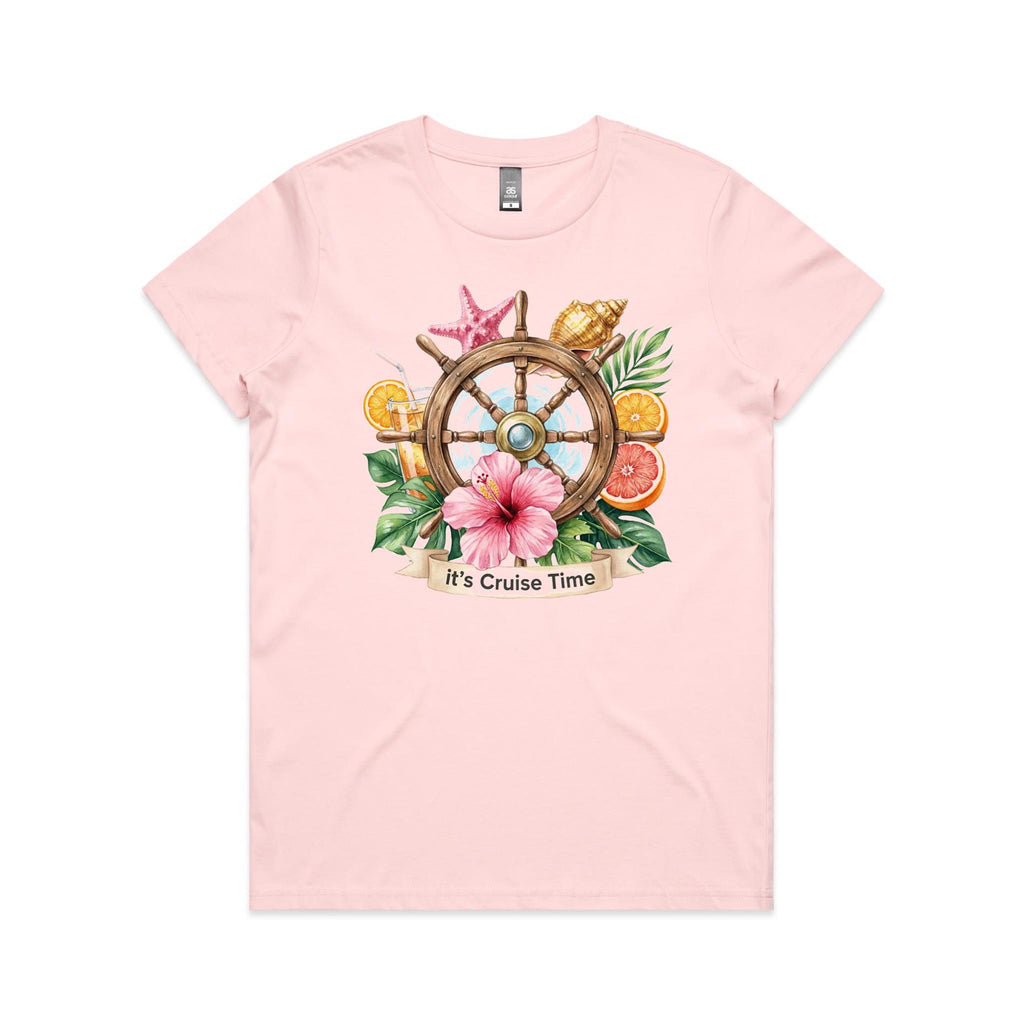 It's Cruise Time Womens Cruise T-shirt Pink Womens Cruise T-shirt Cruise Printed In Australia