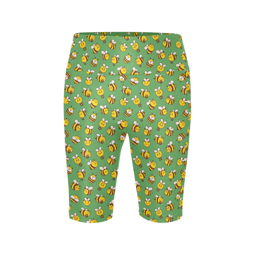Busy Bees Women's Bike Shorts With Side Pockets