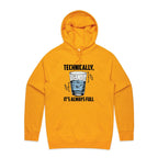 Glass Half Full Men's AS Colour Hoodie
