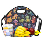 Monster Mania - Neoprene Lunch Bag Neoprene Lunch Bag Printed Offshore