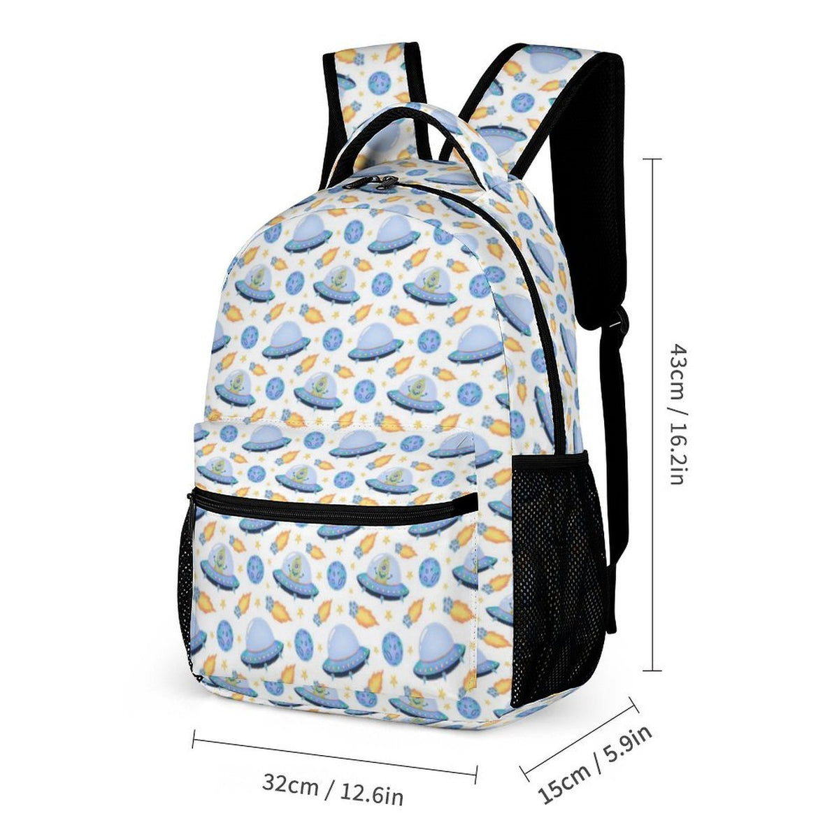UFO's Backpack, Lunch Bag & Pencil Case Set