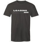 Loading - Mens T-Shirt Charcoal Mens T-shirt Printed In Australia
