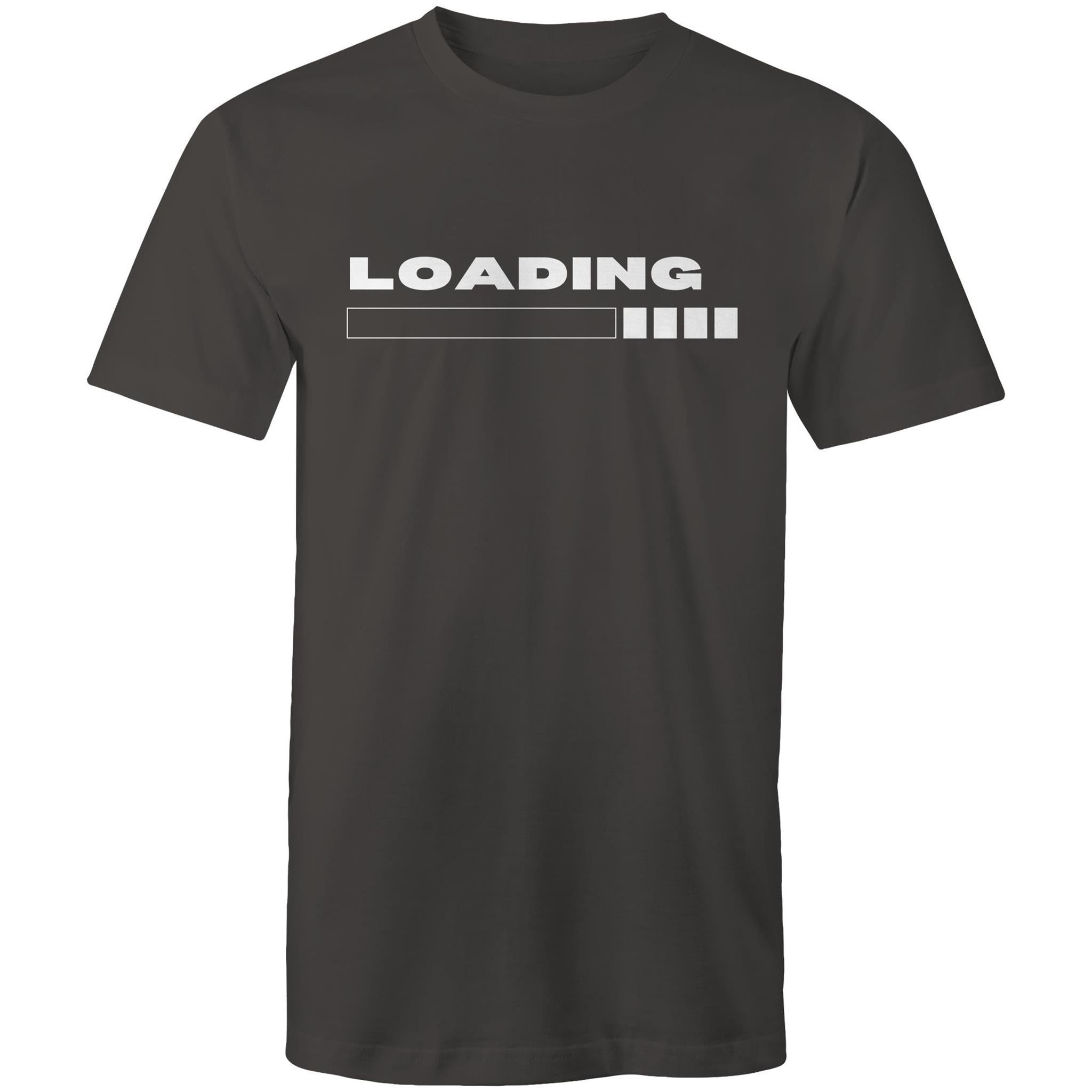 Loading - Mens T-Shirt Charcoal Mens T-shirt Printed In Australia