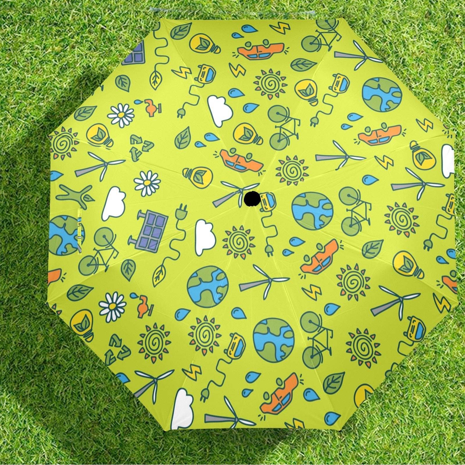 Go Green - Semi-Automatic Foldable Umbrella (Model U12) Semi-Automatic Foldable Umbrella (U12)