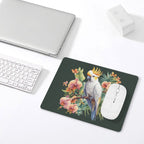 Cockatoo Leather Mouse Pad Leather Mouse Pad animal Printed Offshore