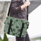 Stripy Leaves Duffle Bag-Simple (Model 1715) Duffle Bag-Simple (1715)
