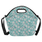 Comic Book Speech Bubbles - Neoprene Lunch Bag Neoprene Lunch Bag Printed Offshore