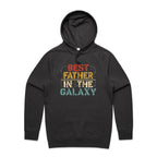 Best Father In The Galaxy - Mens Hoodie Coal Mens Hoodie Dad Printed In Australia