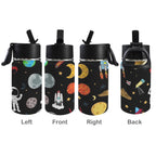 Fun Space 12oz Kids Water Bottle with Straw Lid