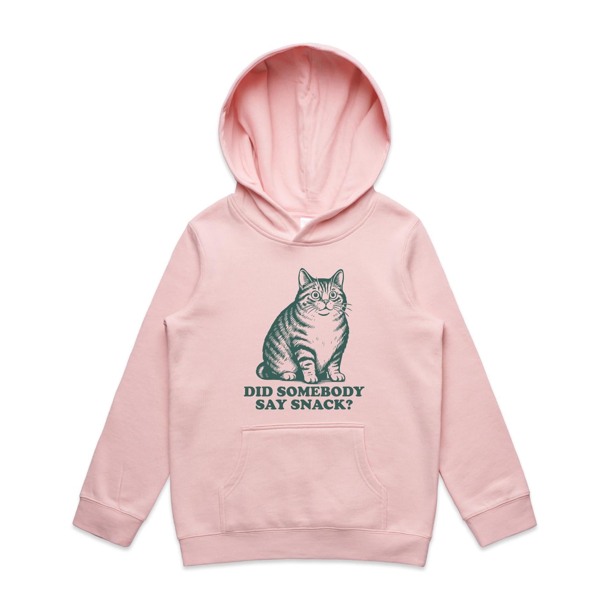 Cat, Did Somebody Say Snack? - Kids Hoodie