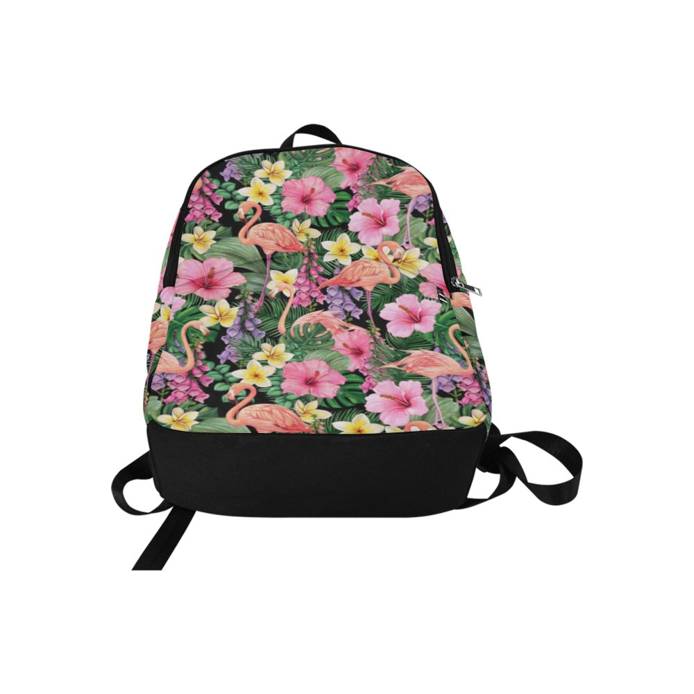 Flamingo Jungle - Fabric Backpack