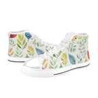 Autumn Leaves - Men's High Top Canvas Shoes