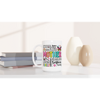 Mother Word Cloud - White 15oz Ceramic Mug 15oz Mug Globally Fulfilled Mum