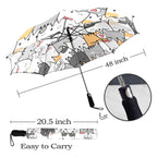 Cat Hello - Semi-Automatic Foldable Umbrella (Model U12) Semi-Automatic Foldable Umbrella (U12)
