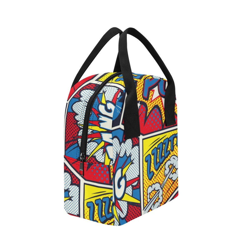 Comic Book - Zipper Lunch Bag Zipper Lunch Bag Printed Offshore