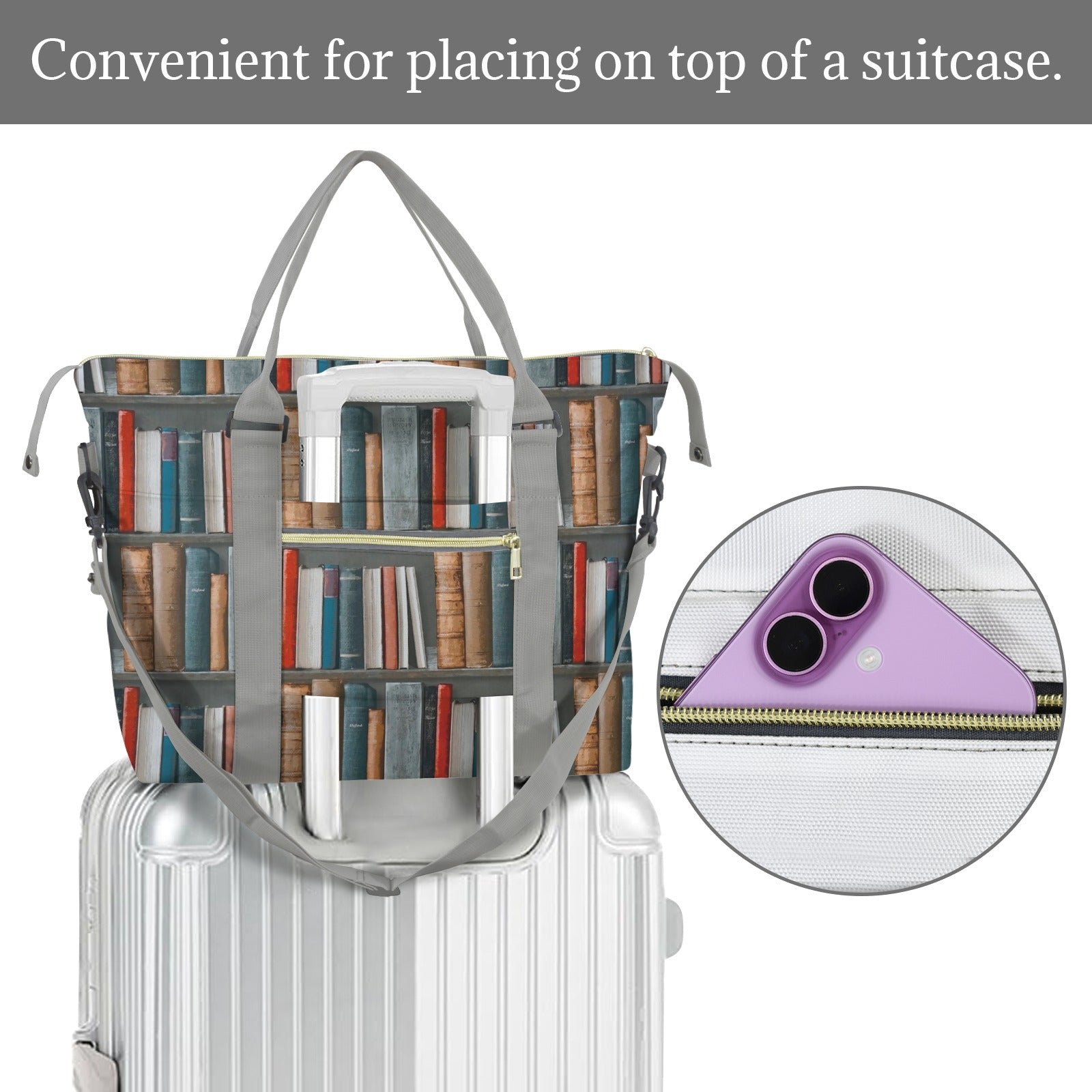 Books Duffle Bag-Simple (Model 1715) Duffle Bag-Simple (1715)