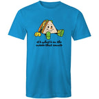 Sandwich, It's What's On The Inside That Counts - Mens T-Shirt Arctic Blue Mens T-shirt Food Printed In Australia