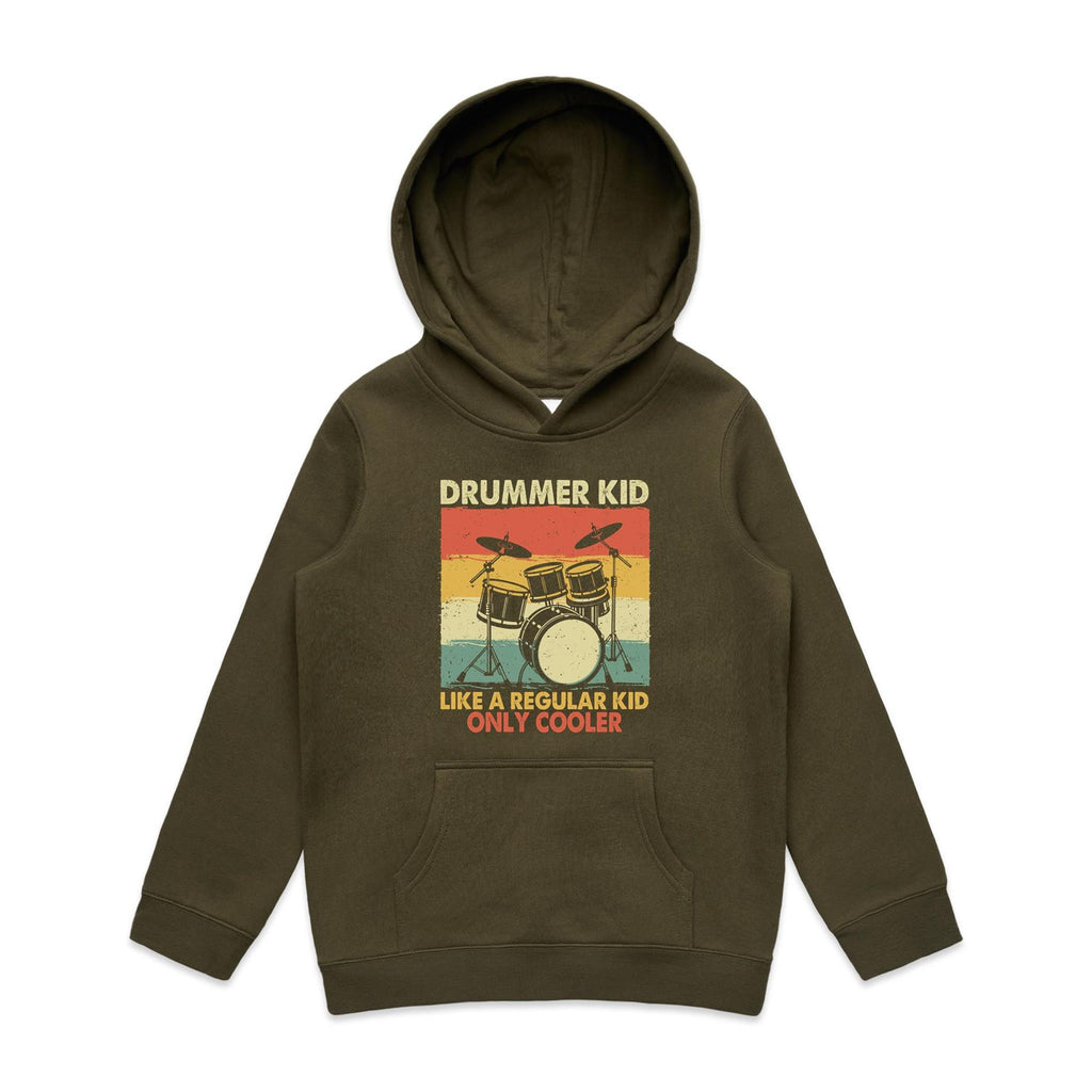Drummer Kid - Kids Hoodie