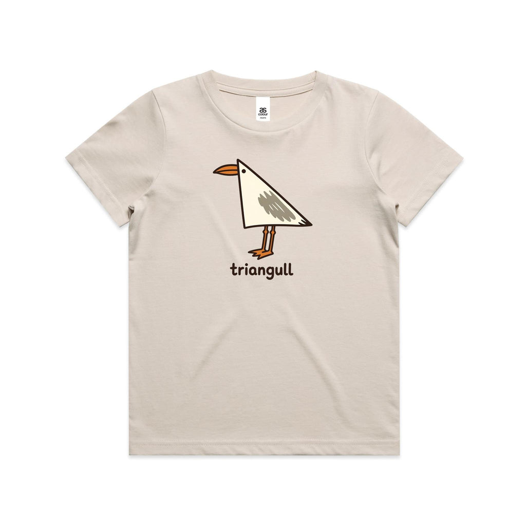 Triangull Geometry Seagull Kids AS Colour T-shirt
