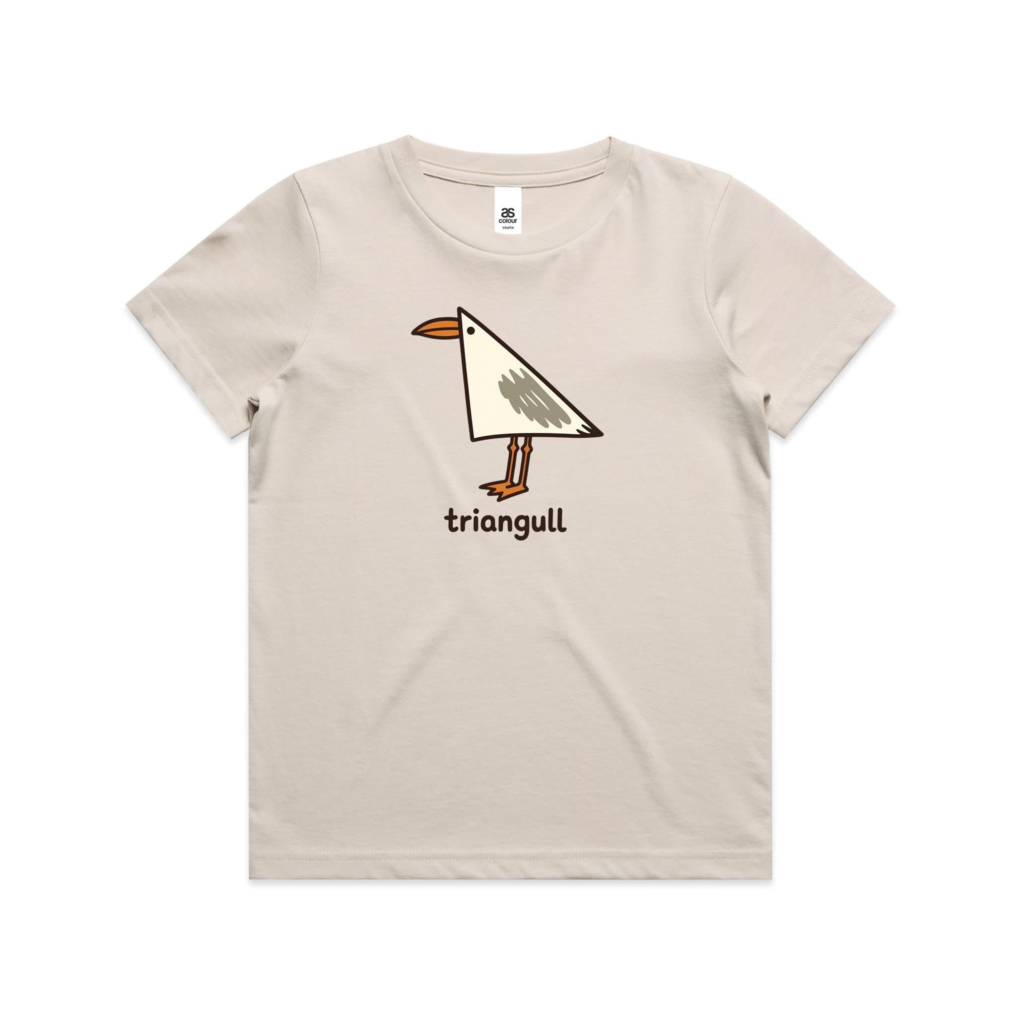 Triangull Geometry Seagull Kids AS Colour T-shirt