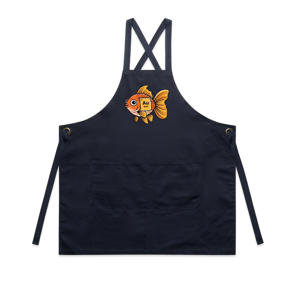Gold Fish Periodic Table AS Colour Carrie Apron