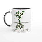 Personalised - Square Roots - White 11oz Ceramic Mug White 11oz Ceramic Mug with Color Inside Ceramic Black Personalised 11oz Mug customise Globally Fulfilled Maths personalise Plants Science
