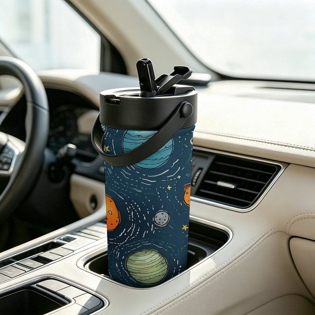 Galaxy 20oz Tea Tumbler with Carry Handle