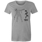 Mummy Needs A Coffee - Womens T-shirt Grey Marle Womens T-shirt Coffee Mum Printed In Australia
