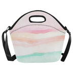 Pastel Stripes - Neoprene Lunch Bag Neoprene Lunch Bag Printed Offshore