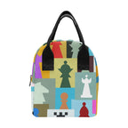Colourful Chess - Zipper Lunch Bag One Size Zipper Lunch Bag Printed Offshore