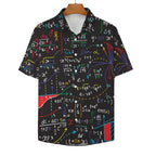 Colourful Maths Formulas - Women's Short-Sleeve Button Up Shirt