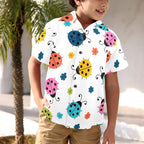 Ladybugs - Junior Kids Hawaiian Shirt