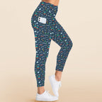 UFO's And Aliens Women's High Waist Pockets Yoga Leggings Women's High Waist Pockets Yoga Leggings Printed Offshore Sci Fi