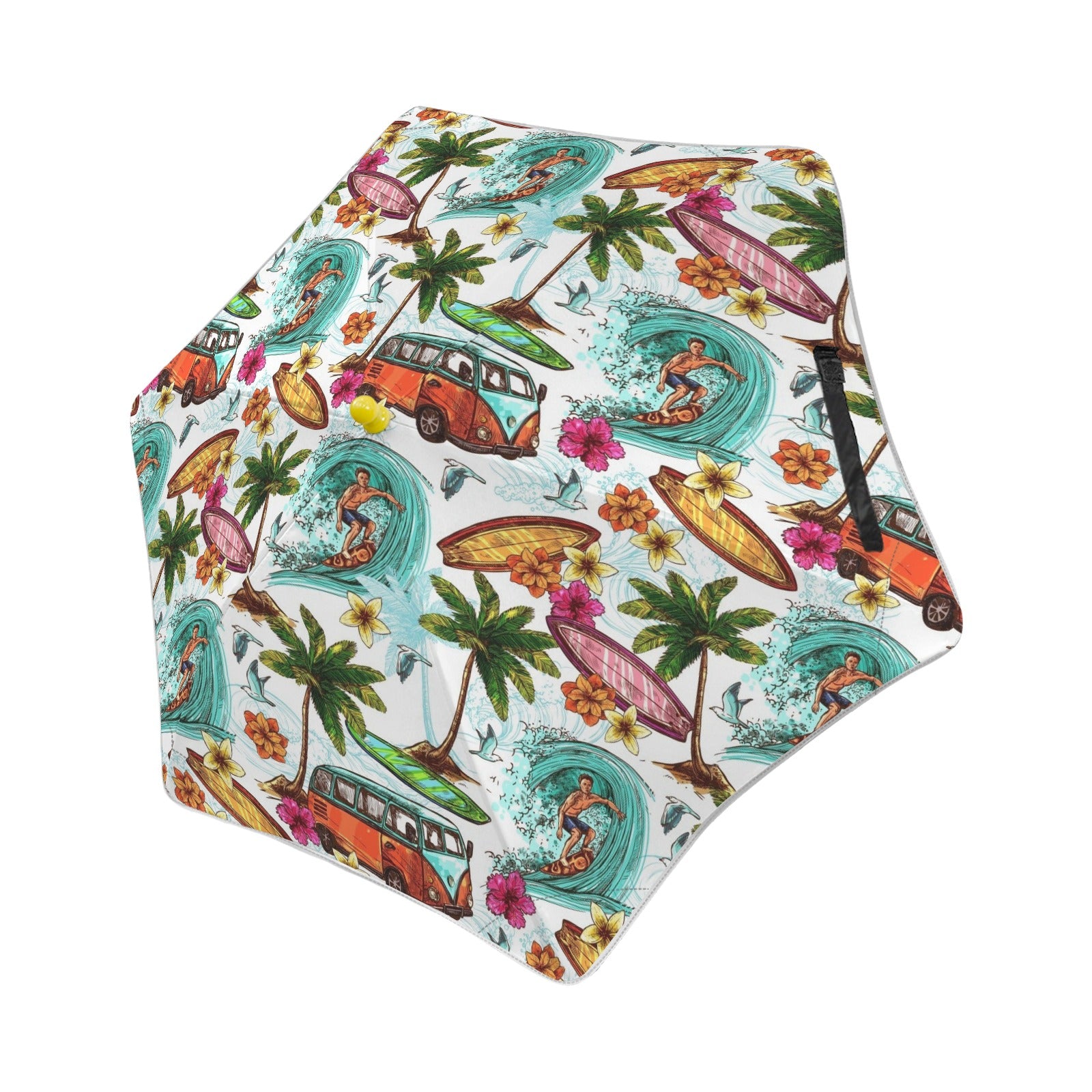 Surfing Safari Kids Safe Round Corner Umbrella