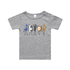 Cute Music Characters AS Colour Baby T-shirt