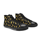 Lightning Bolts - Men's High Top Canvas Shoes