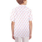 Axolotl Love Senior Kids Hawaiian Shirt