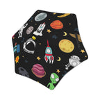 Fun Space Kids Safe Round Corner Umbrella One Size Kids Safe Round Corner Umbrella Printed Offshore Space