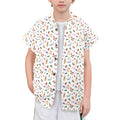 Cute Bugs Senior Kids Hawaiian Shirt