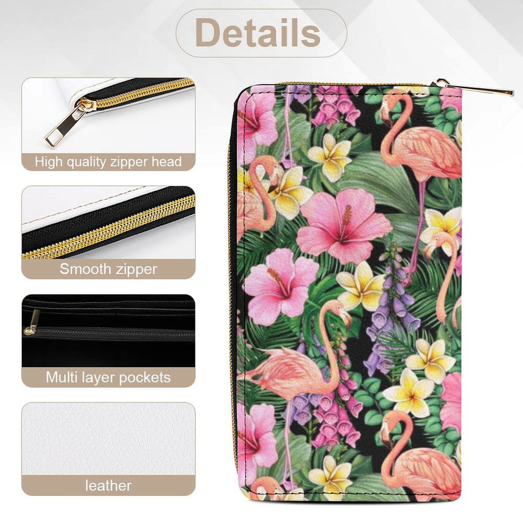 Flamingo Jungle -  PU Leather Wallet