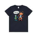 I Think You're Overreacting Chemistry Kids AS Colour T-shirt