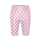 Pink Cat Doughnuts Women's Bike Shorts With Side Pockets