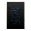 The Coffee Addicts Club - AS Colour Tea Towel Black One Size Tea Towel Coffee Printed In Australia