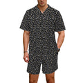 Chess Pattern Men's Hawaiian Shirt & Shorts Set Men's Hawaiian Shirt & Shorts Set Chess Games Printed Offshore