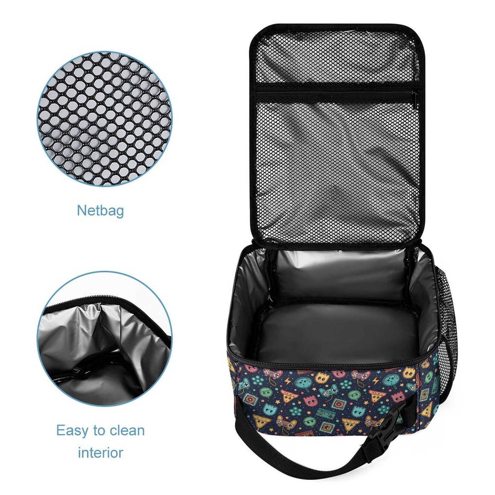 Video Game Backpack, Lunch Bag & Pencil Case Set